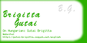 brigitta gutai business card